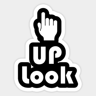 Look up Sticker